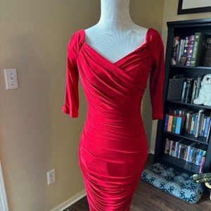 Laura Byrnes Monica Dress - Red
